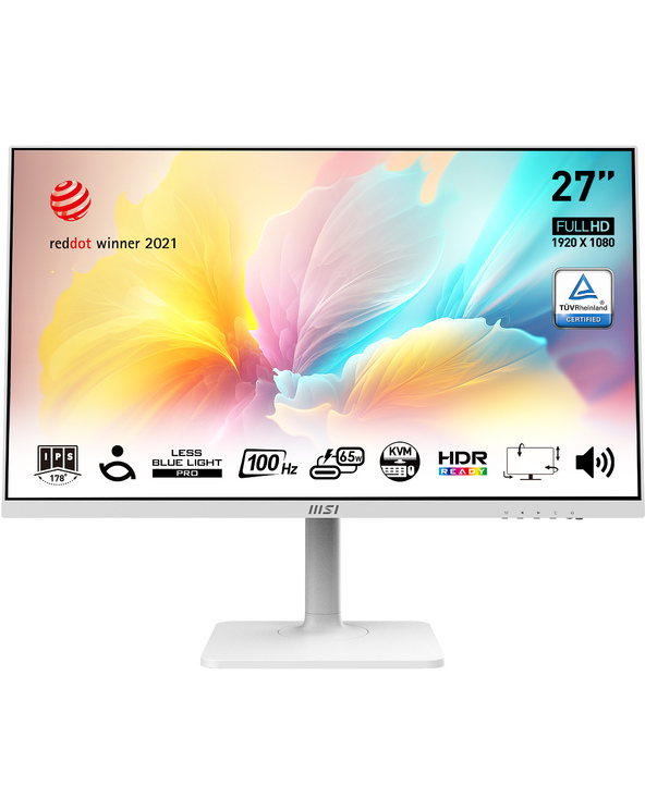 MSI Modern MD272XPW 27" Full HD 1 ms Blanc