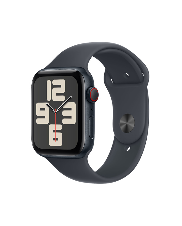 Apple Watch SE OLED 44 mm Numérique 368 x 448 pixels Écran tactile 4G Noir Wifi GPS (satellite)
