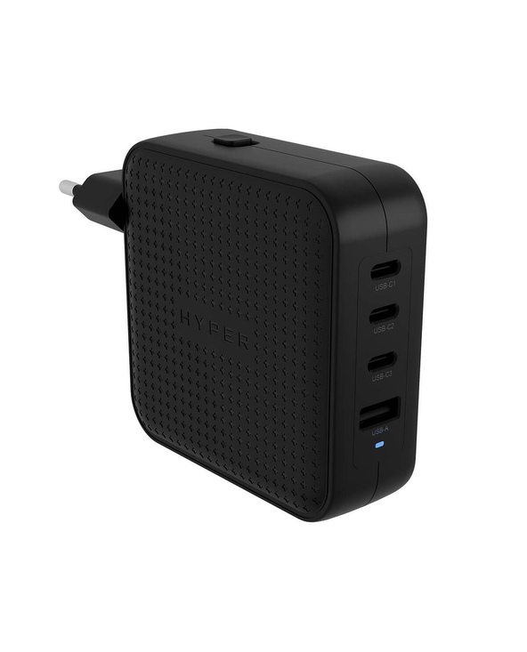 HYPER HJ1002BKWWGL chargeur d'appareils mobiles Ordinateur portable, Smartphone, Tablette Noir Secteur Charge rapide Intérieure