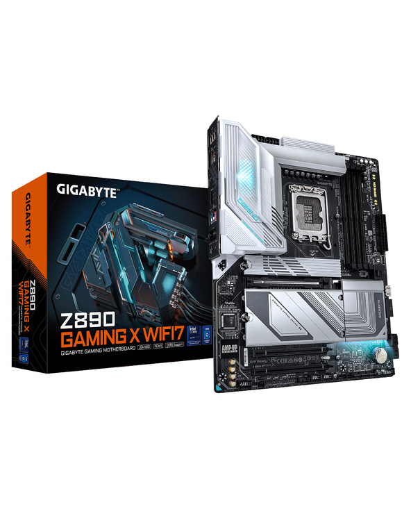 GIGABYTE Carte mère Z890 GAMING X WIFI7 - Prend en charge les processeurs Intel Core Ultra (Série 2), VRM à 16+1+2 phases, jusqu