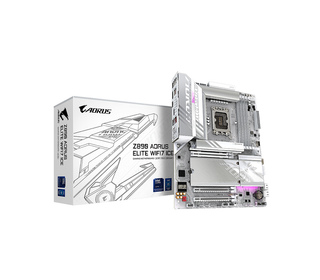 GIGABYTE Carte mère Z890 AORUS ELITE WIFI7 ICE - Prend en charge les processeurs Intel Core Ultra (Série 2), VRM à 16+1+2 phases