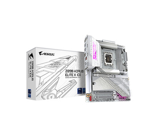 GIGABYTE Carte mère Z890 AORUS ELITE X ICE - Prend en charge les processeurs Intel Core Ultra (Série 2), VRM à 16+1+2 phases, ju