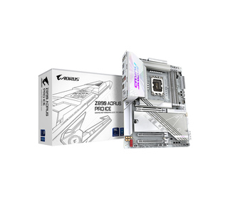 GIGABYTE Carte mère Z890 AORUS PRO ICE - Prend en charge les processeurs Intel Core Ultra (Série 2), VRM à 16+1+2 phases, jusqu'