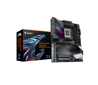 GIGABYTE Carte mère Z890 AORUS MASTER - Prend en charge les processeurs Intel Core Ultra (Série 2), VRM à 18+1+2 phases, jusqu'à