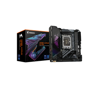 GIGABYTE Carte mère Z890I AORUS ULTRA - Prend en charge les processeurs Intel Core Ultra (Série 2), VRM à 8+1+2 phases, jusqu'à 