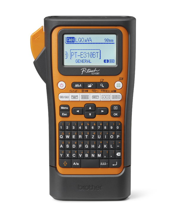 Brother PT-E310BTVP imprimante pour étiquettes Transfert thermique 180 x 180 DPI 20 mm/sec Avec fil &sans fil HSE/TZe Bluetooth 