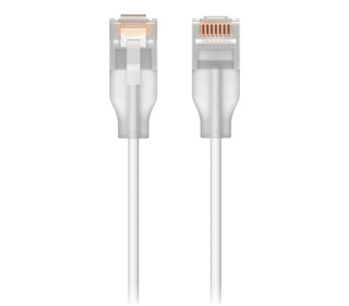 Ubiquiti UACC-Cable-Patch-EL-5M-W câble de réseau Translucide, Blanc Cat6