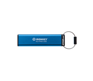 Kingston Technology IronKey Keypad 200 de 256 Go, FIPS 140-3 niveau 3 (en attente), chiffrement AES-256