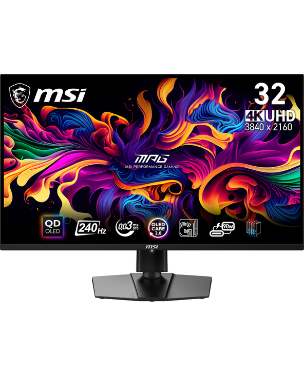 MSI MPG 321URX QD-OLED 31.5" QDOLED 4K Ultra HD 1 ms Noir