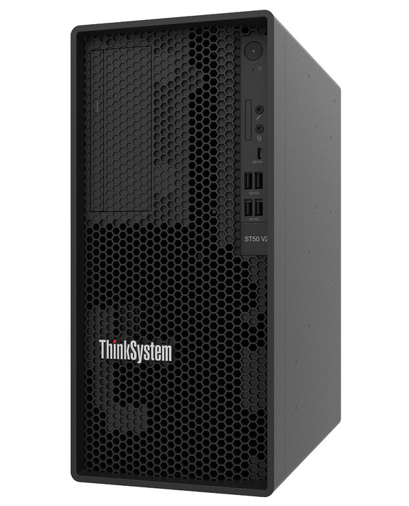Lenovo ThinkSystem ST50 V2 serveur 1,92 To Tower Intel Xeon E E-2324G 3,1 GHz 16 Go DDR4-SDRAM 500 W