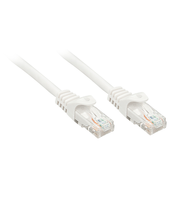 Lindy Rj45/Rj45 Cat6 10m câble de réseau Blanc U/UTP (UTP)