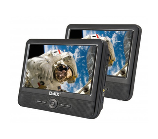 D-Jix PVS 706-50SM Lecteur DVD/Blu-Ray portable Lecteur DVD portable Mural 17,8 cm (7") 800 x 480 pixels Noir