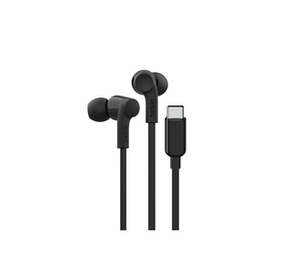 Belkin SoundForm Casque Avec fil Ecouteurs Musique/Quotidien USB Type-C Noir