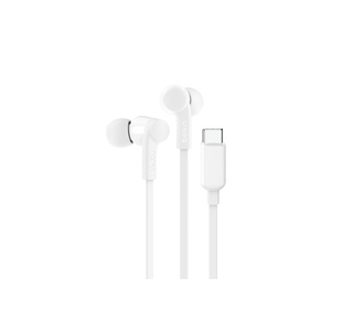 Belkin SoundForm Casque Avec fil Ecouteurs Musique/Quotidien USB Type-C Blanc