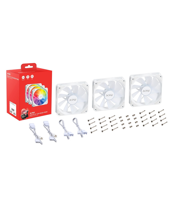 XPG VENTO R 120 ARGB PWM Boitier PC Ventilateur 12 cm Blanc 1 pièce(s)