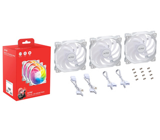 XPG VENTO 120 ARGB PWM Boitier PC Ventilateur 12 cm Blanc 3 pièce(s)