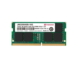 Transcend JetRam JM3200HSB-16G module de mémoire 16 Go DDR4 3200 MHz