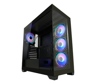 LC-Power LC-715B-ON unité centrale Midi Tower Noir