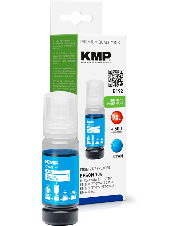 KMP E192 cartouche d'encre 1 pièce(s) Compatible Cyan