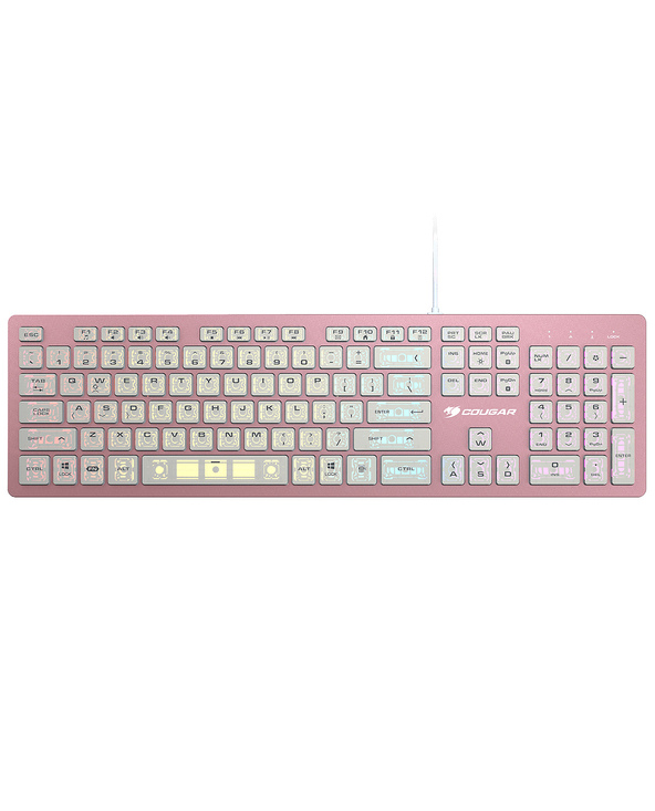 COUGAR Gaming Vantar AX clavier Jouer USB AZERTY Français Rose