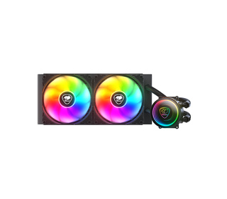 COUGAR Gaming Poseidon Elite ARGB 240 Boitier PC Refroidisseur de liquide tout-en-un Noir