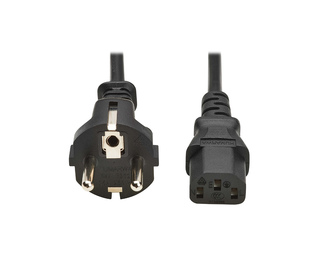 Eaton P054-01M-EU câble électrique Noir 1 m CEE7/7 IEC C13
