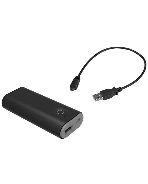 DLH BATTERIE EXTERNE USB 6700MAH. Sortie USB 2.1A. Entrée Micro USB 2.1A. Cable de charge micro USB fourni. Boitier noir et gris