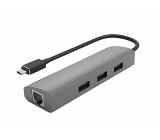 DLH DY-TU5077 station d'accueil Avec fil USB 3.2 Gen 1 (3.1 Gen 1) Type-C Gris