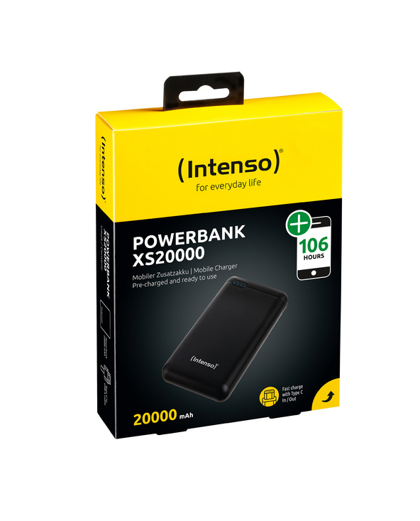 Intenso XS20000 Lithium Polymère (LiPo) 20000 mAh Noir
