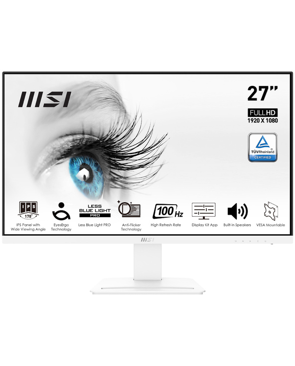 MSI Pro PRO MP273AW 27" LED Full HD Blanc