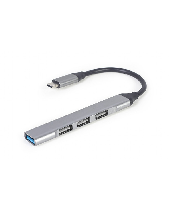 Gembird UHB-CM-U3P1U2P3-03 hub & concentrateur USB 3.2 Gen 1 (3.1 Gen 1) Type-C 5000 Mbit/s Argent