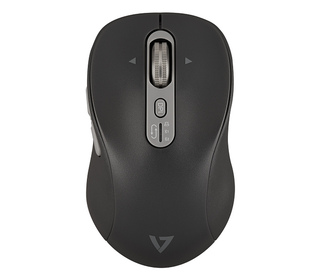 V7 Souris à défilement latéral, Bluetooth bimode MW600BT 2,4 GHz rapide - Rechargeable par USB-C - Connectivité sans fil - 2 can