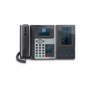 POLY Téléphone IP Edge E450 compatible PoE