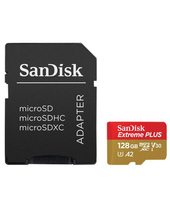 SanDisk Extreme PLUS 128 Go MicroSDXC Classe 10