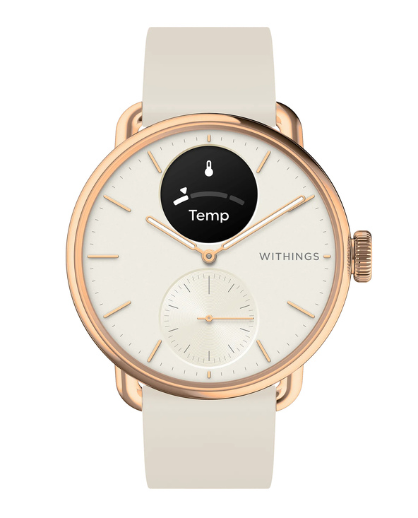 Withings ScanWatch 2 1,6 cm (0.63") OLED 38 mm Hybride Or rose GPS (satellite)