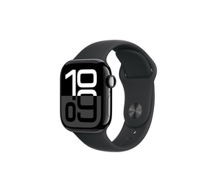 Apple Watch Series 10 OLED 42 mm Numérique 374 x 446 pixels Écran tactile 4G Noir Wifi GPS (satellite)