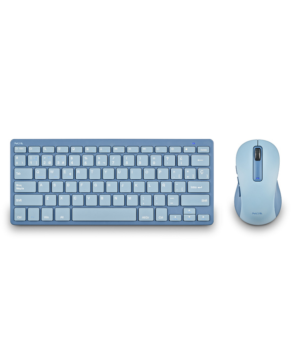 NGS FANTASY (AZERTY, FR) clavier Souris incluse Universel RF sans fil + Bluetooth Français Bleu