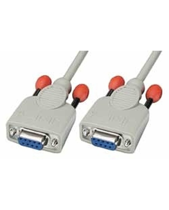 Lindy 3m Null modem cable câble Série Blanc