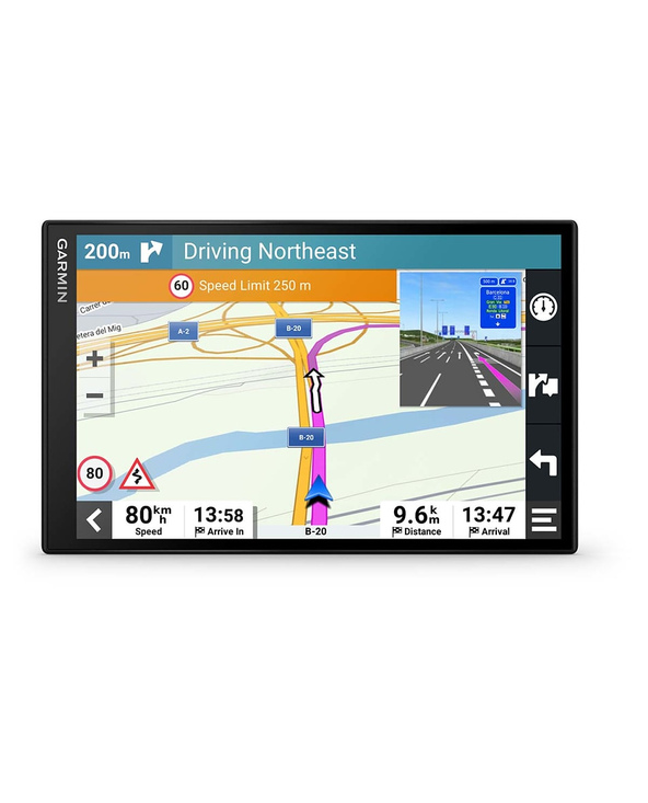 Garmin DriveSmart 86 MT-S navigateur Fixé 20,3 cm (8") TFT Écran tactile 295,2 g Noir