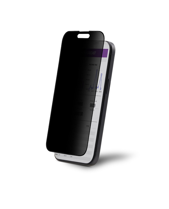 StarTech.com Filtre de Confidentialité 4 Directions pour iPhone 15, Orientation Portrait/Paysage, Écran de Confidentialité Tacti