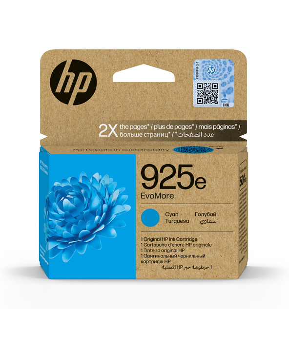 HP 925e Cartouche d’encre authentique Cyan EvoMore