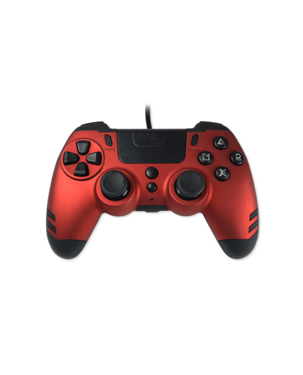 Lexip METALTECH Rouge USB Manette de jeu Analogique/Numérique PC, PlayStation 4