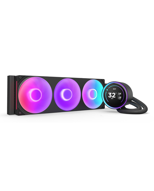 NZXT Kraken Elite 360 RGB Processeur Refroidisseur de liquide tout-en-un 12 cm Noir 1 pièce(s)