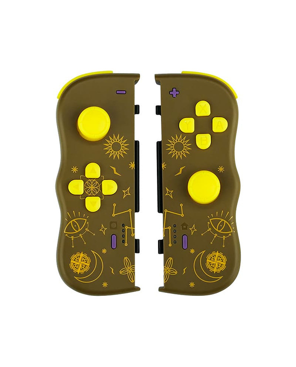 Lexip JVASWI00102 accessoire de jeux vidéo Marron, Jaune Bluetooth Manette de jeu Analogique/Numérique Nintendo Switch, Nintendo