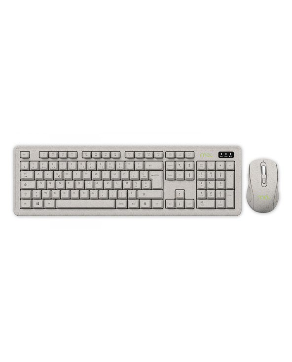 MCL MP3B99AACK2012BIW clavier Souris incluse Bluetooth AZERTY Français Beige