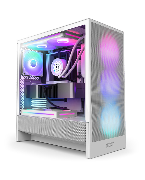 NZXT H5 Flow RGB Midi Tower Blanc
