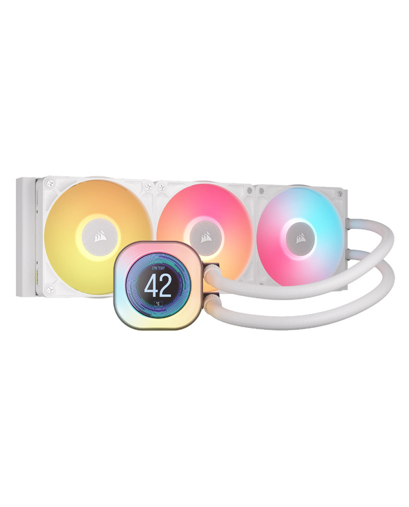 Corsair iCUE LINK TITAN 360 RX LCD Processeur Refroidisseur d'air 12 cm Blanc 1 pièce(s) Corsair iCUE LINK TITAN 360 RX LCD Processeur Refroidisseur d'air 12 cm Blanc 1 pièce(s)