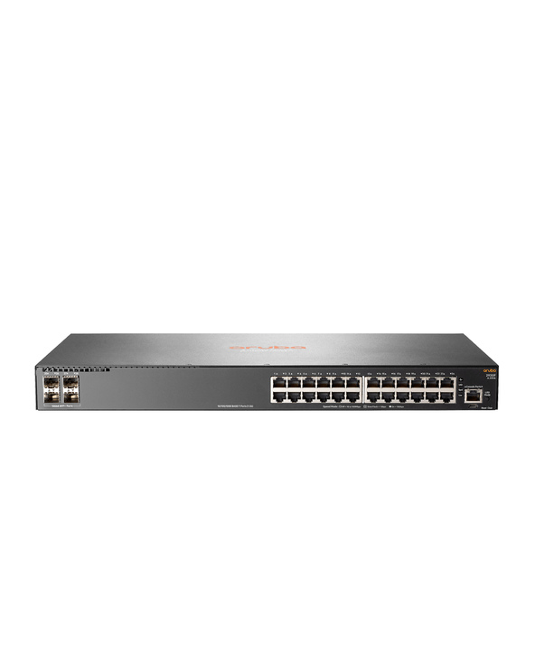 HPE Aruba Networking 2930F 24G 4SFP Géré L3 Gigabit Ethernet (10/100/1000) 1U Gris
