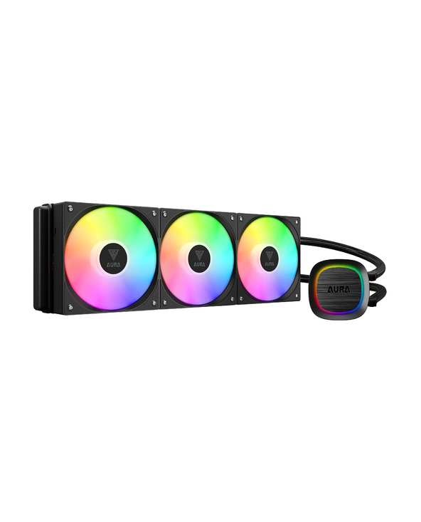 GAMDIAS AURA GL360 V2 système de refroidissement d’ordinateur Processeur Refroidisseur de liquide tout-en-un 12 cm Noir