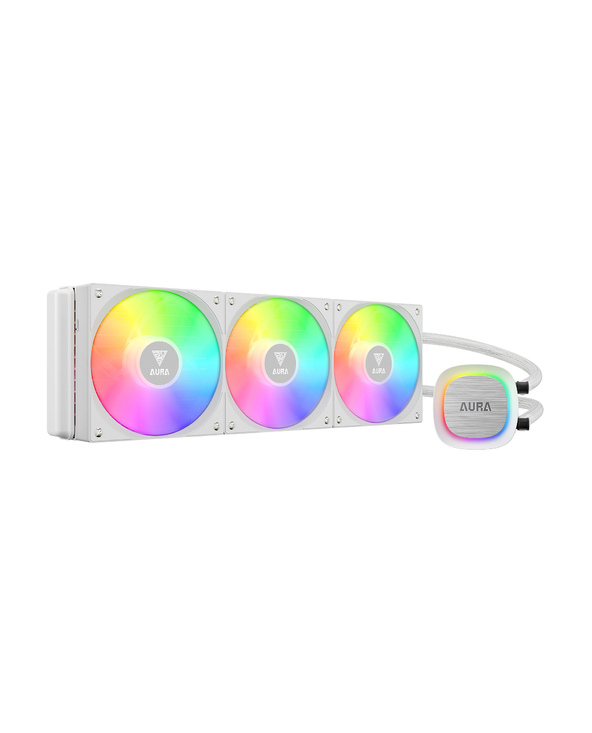 GAMDIAS AURA GL360 V2 WH système de refroidissement d’ordinateur Processeur Refroidisseur de liquide tout-en-un 12 cm Blanc